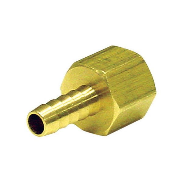 Swivel 0.25 x 0.37 in. FPT Hose Barb in Yellow Brass SW2738170 - main